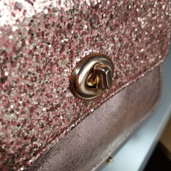 NWT Coach Rose Gold Evening Purse - Picture 7 of 11